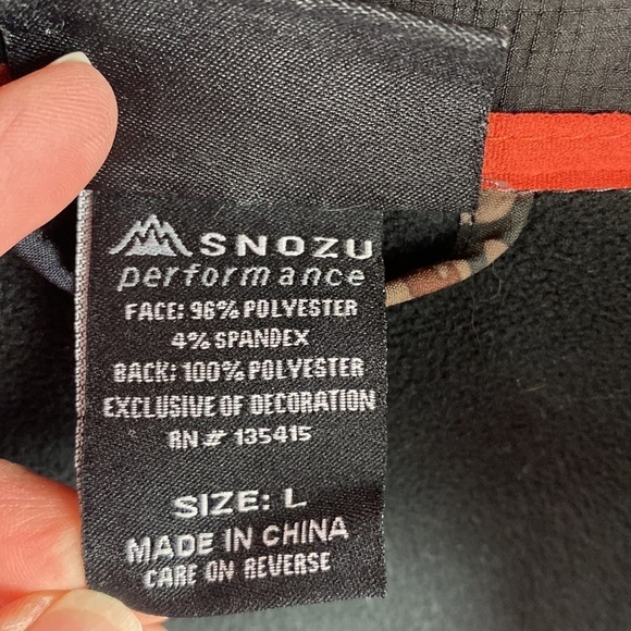 Snozu Performance Camouflage Pattern Jacket- Size L - Picture 12 of 15